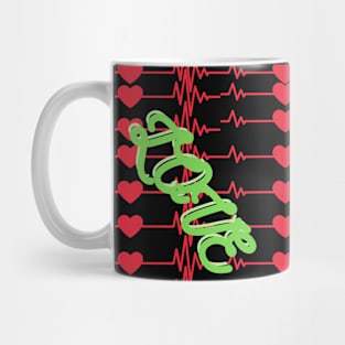 Love peace happiness Mug